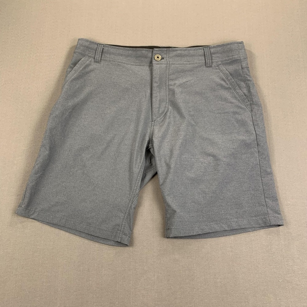 KUHL Shorts Mens 38 Gray Shift Amphibia‎ Quick Dry Stretch Hybrid Casual 5129